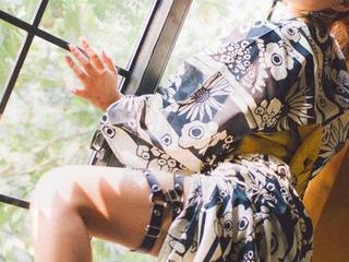 波萝社 – 高清图集，夏美酱的连衣裙美得让我忘了周围的一切，可我真的要怎样才能拥有！