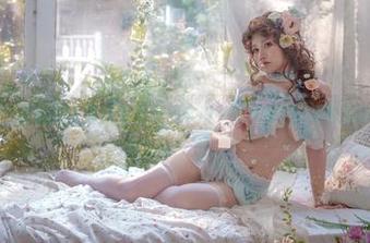 当美图遇上舞娘玉藻前，芊川一笑MNK的别样风情